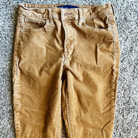 Gap High Rise Universal Legging Corduroy Pants - Picture 1 of 7